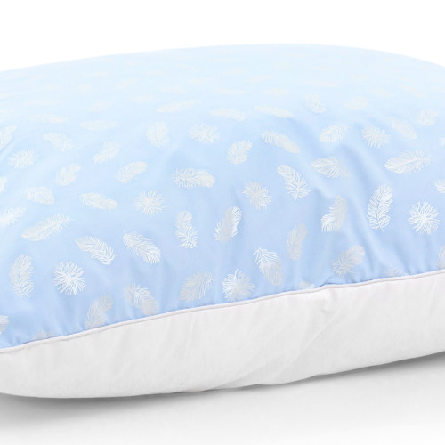 Подушка пухова KARMEN №1804 "Bio-Blue" 90% Bio пух тік