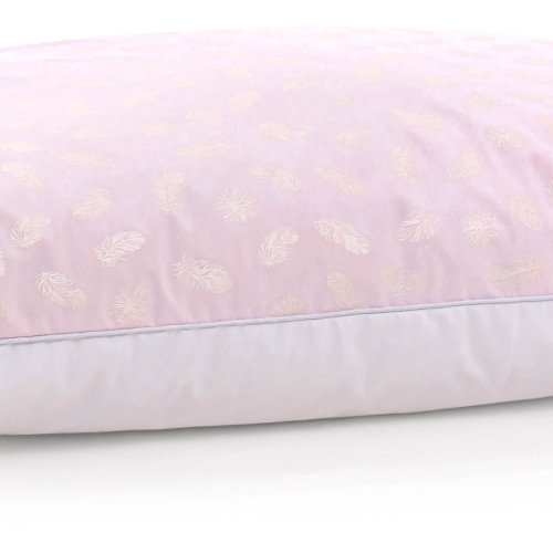 Пухова подушка KARMEN №1807 "Bio-Pink" 90% пух (середня)