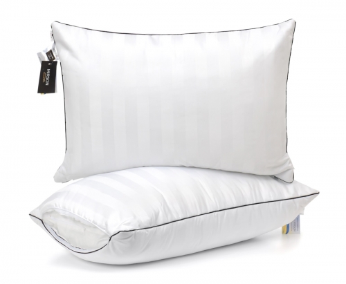 Подушка антиалергенна Royal Hand Made №500 Eco-Soft сатин-жакард (висока)