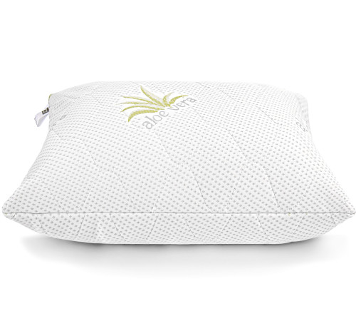 Подушка антиаллергенная №771 "Alberto" EcoSilk трикотаж (упругая)