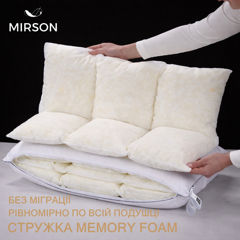 Подушка Silver Cloud №1000 Memory сатин (м'яка) - 2