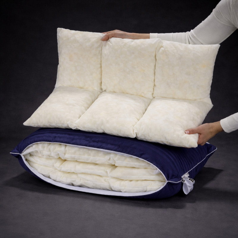 Подушка Valentino Hand Made №1478 Memory сатин-жакард (середня) - 9