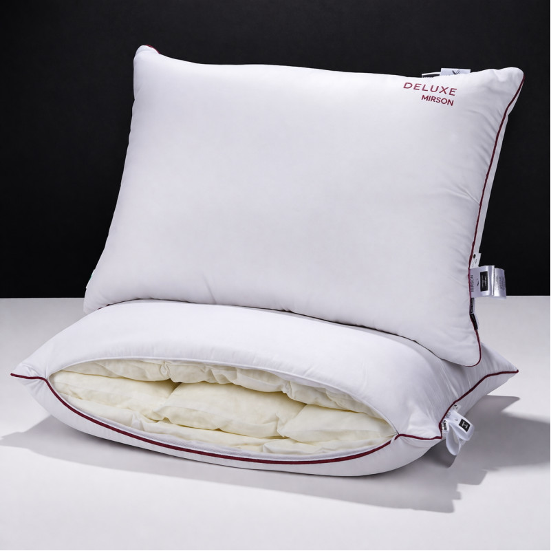 Подушка DeLuxe Hand Made №1497 Memory батист (висока)