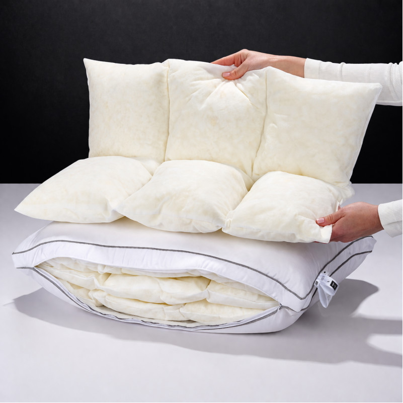 Подушка Luxury Exclusive №1500 Memory мако-батист (висока) - 14