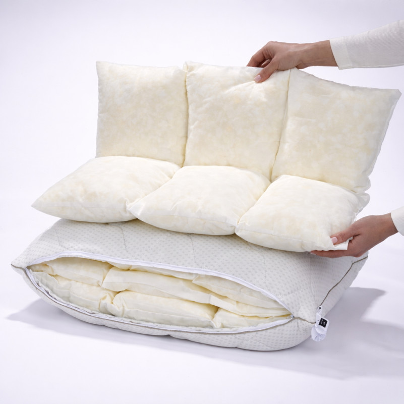 Подушка Alberto №795 Memory трикотаж (висока) - 10