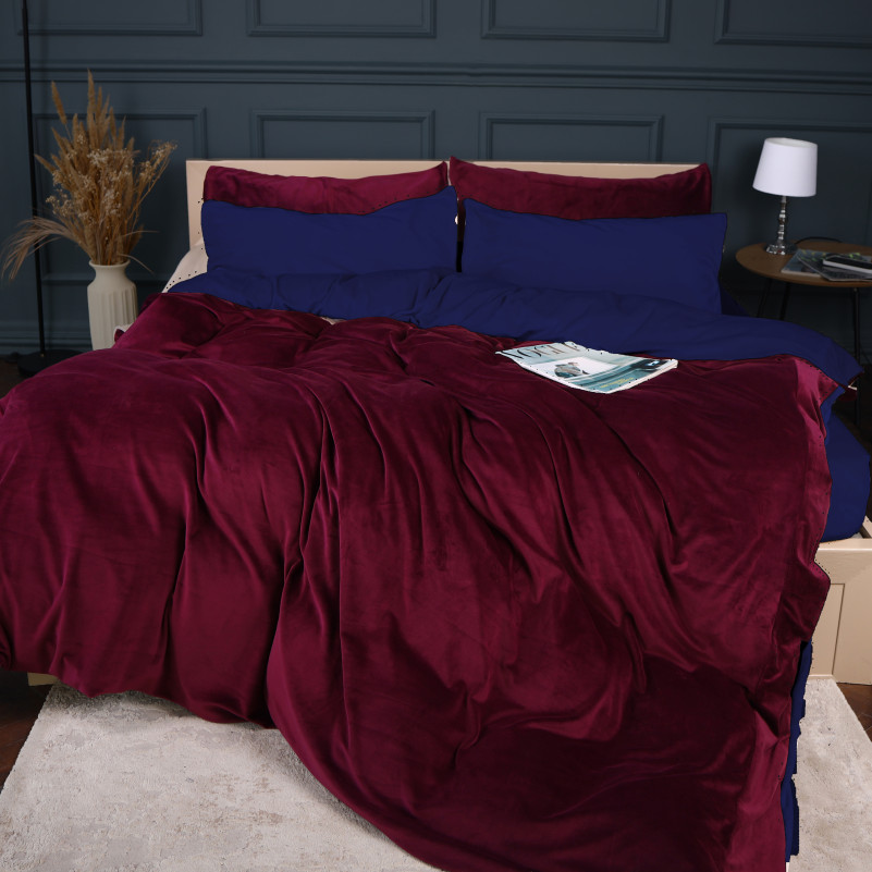 Комплект постельного белья Велюр Winter Frost 28-0006 + 28-0002 Primula Velvet - 3