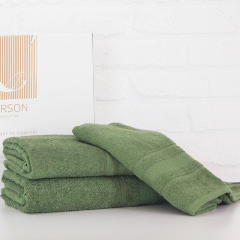 Набор банных полотенец (3 шт.) Е №5079 Elite SoftNess Military