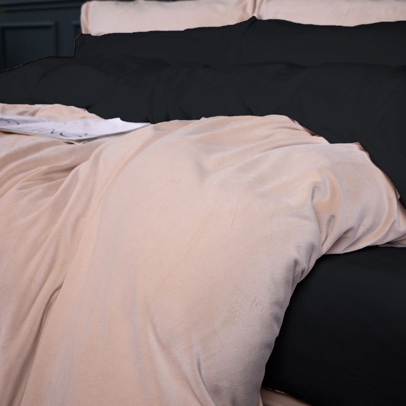 Комплект постельного белья Велюр Winter Frost 28-0004 + 28-0007 Saintpaulia Velvet - 5