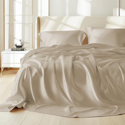 Комплект постільної білизни 100% натуральний шовк сорт Mulberry 30-02 smoky - 2