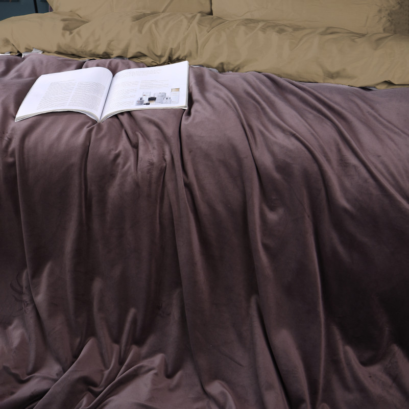 Комплект постельного белья Велюр Winter Delicate 28-0069 Trombone - 2