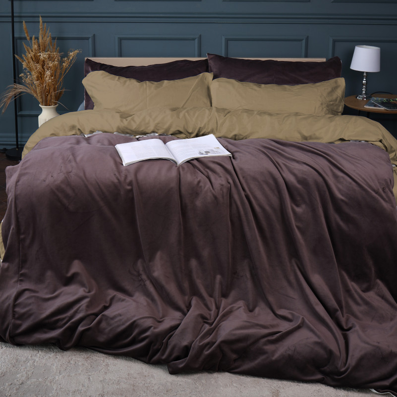 Комплект постельного белья Велюр Winter Delicate 28-0069 Trombone