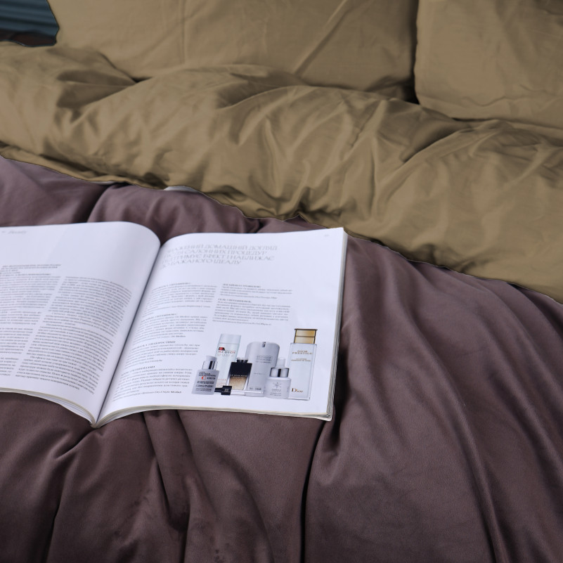 Комплект постельного белья Велюр Winter Delicate 28-0069 Trombone - 3