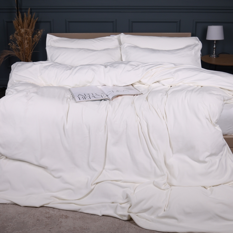 Простынь на резинке Велюр Winter Frost 28-0001 White Velvet - высота 25 см (детские 10 см) - 2