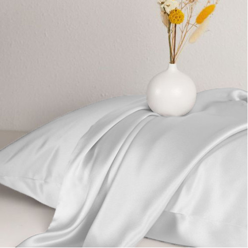 Комплект постільної білизни Satin Light Pro 10-001 Snow White - 4