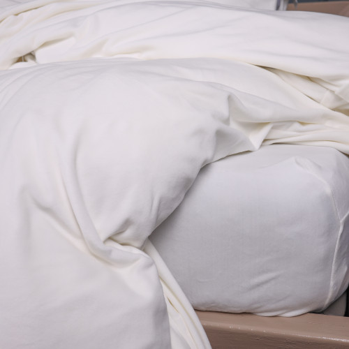 Комплект постільної білизни Велюр Winter Frost 28-0001 White Velvet - 5