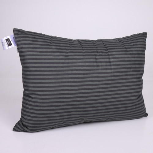 Набір подушок №0112 Сolor Fun Line 17-0611 Stripe Black Tencel (середні) - 2