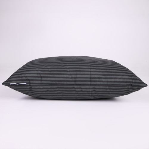  Подушка антиаллергенная №0112 Сolor Fun Line 17-0611 Stripe Black Tencel (средняя) - 2