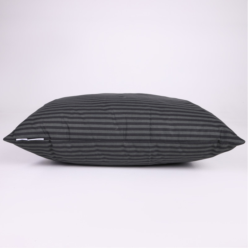 Набор подушек №0113 Сolor Fun Line 17-0611 Stripe Black Хлопок (средние) - 2