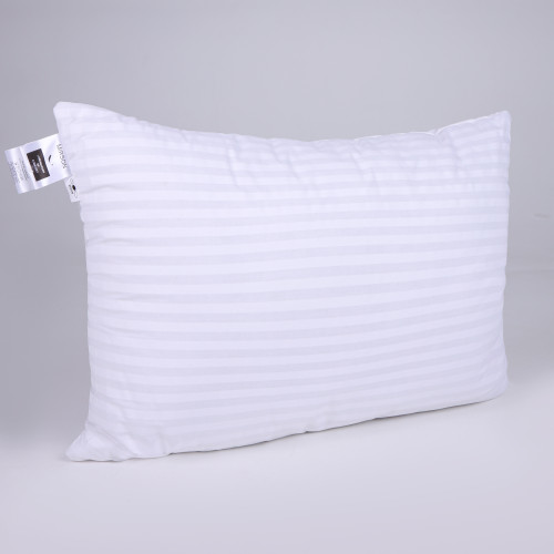 Подушка антиаллергенная Kids Time №0118 Сolor Fun Line 17-0605 Stripe White EcoSilk (средняя)