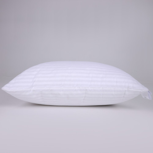 Подушка антиаллергенная Kids Time №0118 Сolor Fun Line 17-0605 Stripe White EcoSilk (средняя) - 2