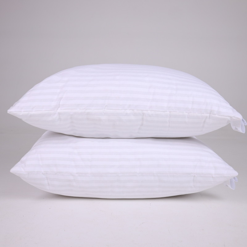 Подушка антиаллергенная Kids Time №0118 Сolor Fun Line 17-0605 Stripe White EcoSilk бязь (мягкая) - 3