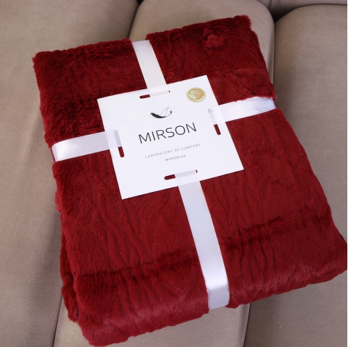 Плед №1005 Damask Red