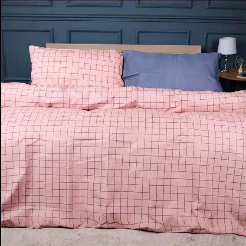 Комплект постільної білизни Ranforce Elite 17-0731 Pink & Gray Plaid