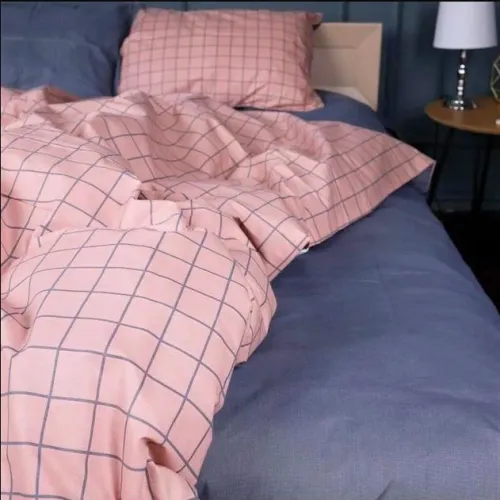 Комплект постельного белья Бязь 17-0731 Pink & Gray Plaid - 3