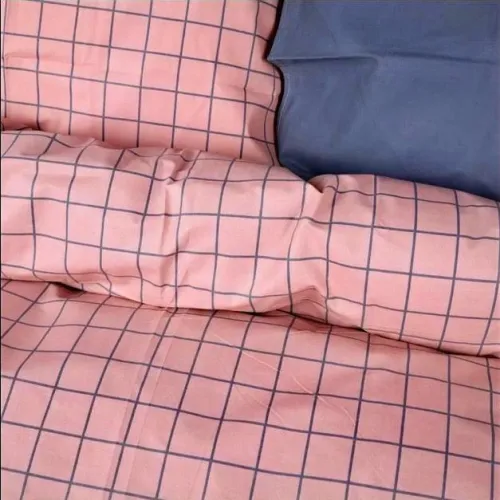 Комплект постельного белья Ranforce Elite 17-0731 Pink & Gray Plaid - 2