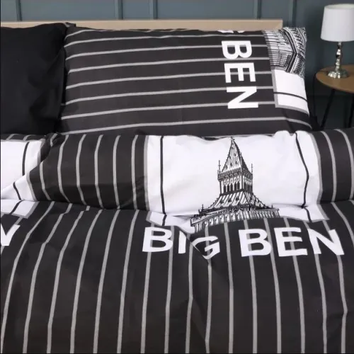 Комплект постельного белья Ranforce Elite 17-0750 Black BigBen - 2