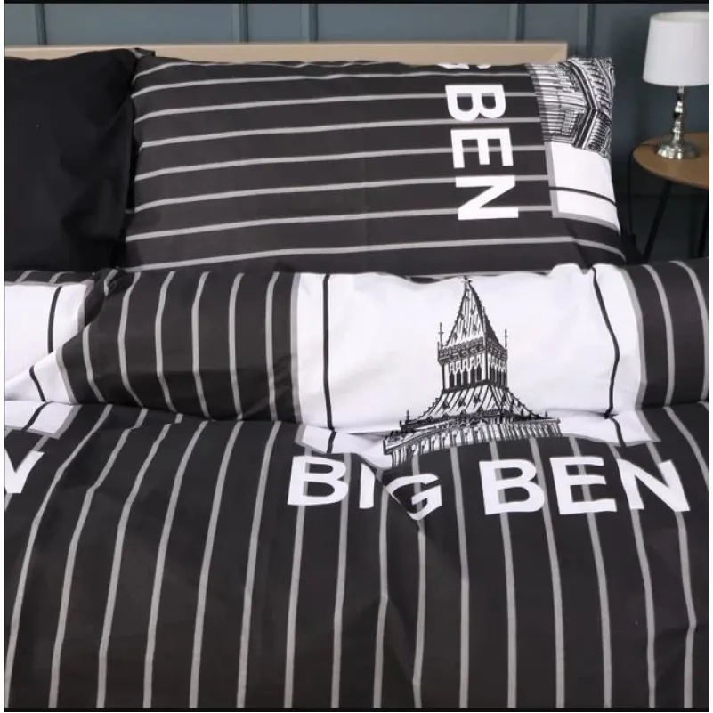 Комплект постельного белья Ranforce Elite 17-0750 Black BigBen - 1