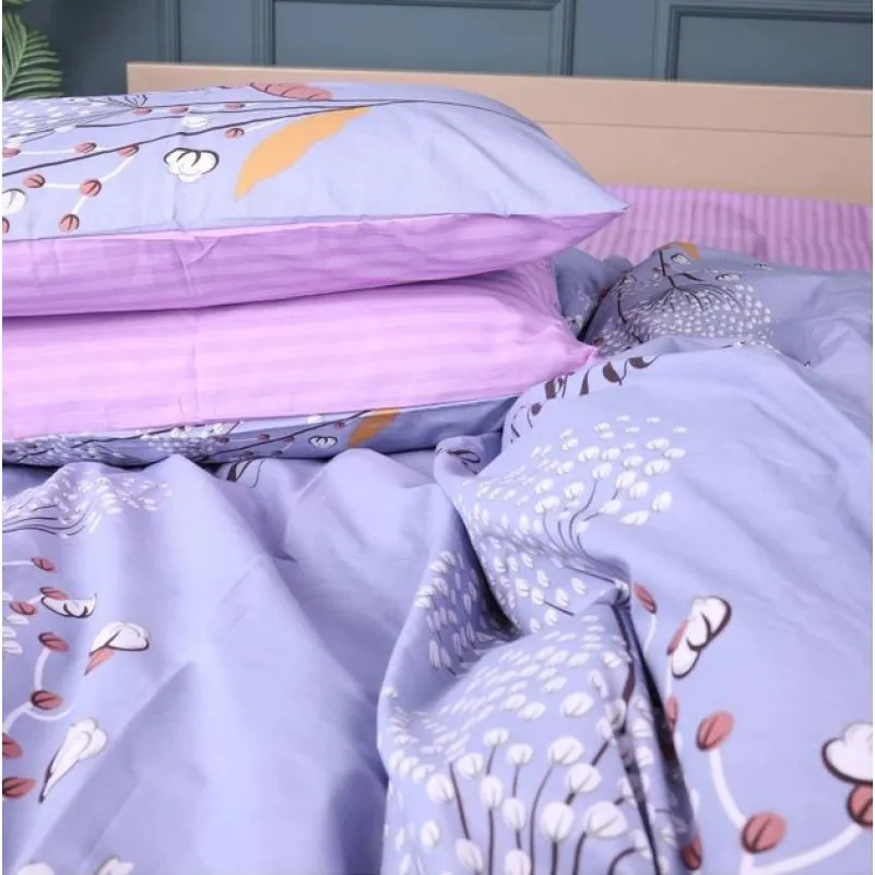 Наволочка Бязь 17-0760 Violet blossoms