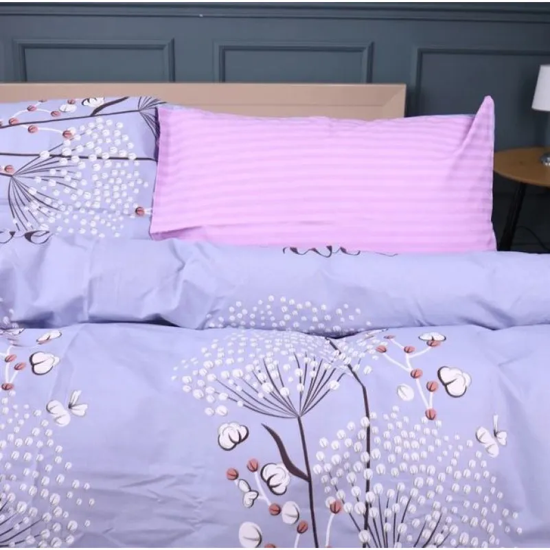 Комплект постельного белья Ranforce Elite 17-0760 Violet blossoms - 1