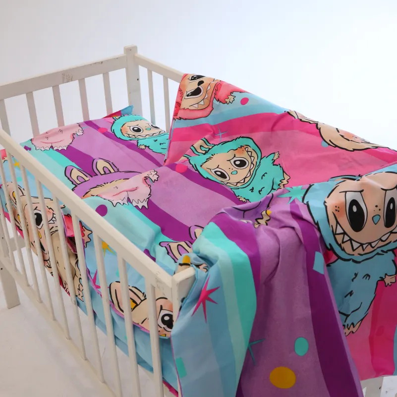 Комплект постельного белья Бязь LITTLE KIDS 17-0882 Sweet Labubu - 6