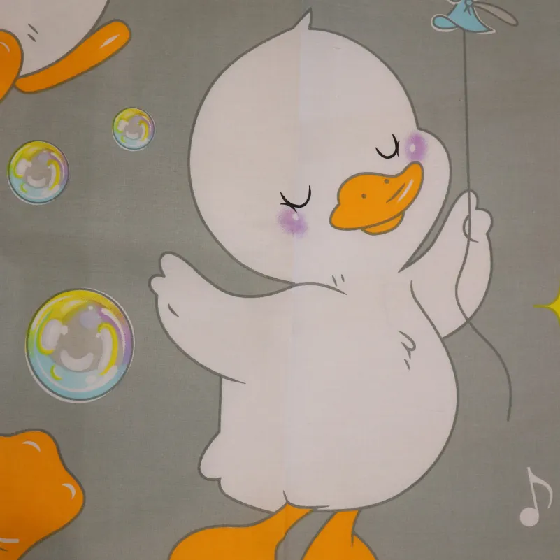 Комплект постельного белья Бязь LITTLE KIDS 17-0896 Baby Ducks Gray - 6