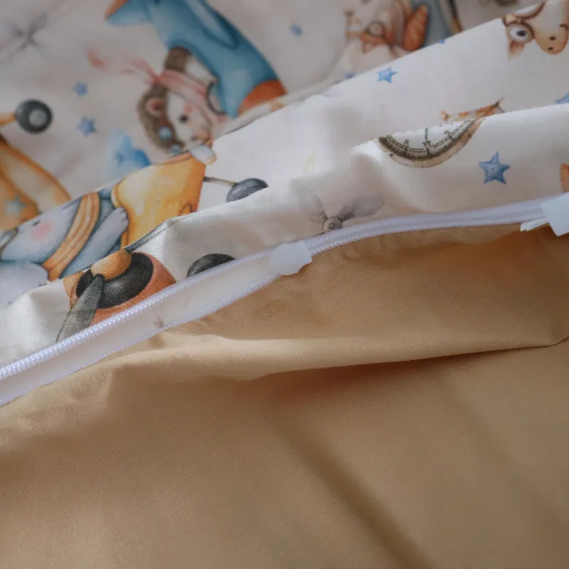 Комплект постельного белья Сатин JUNIOR 22-1473 Flying Friends - 5