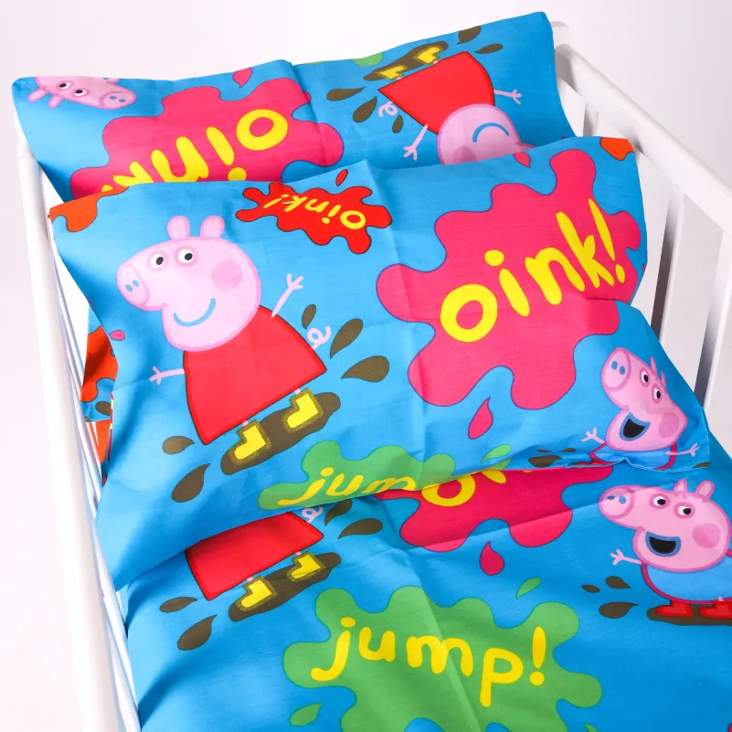 Комплект постельного белья Бязь LITTLE KIDS 17-0507 Peppa - 5