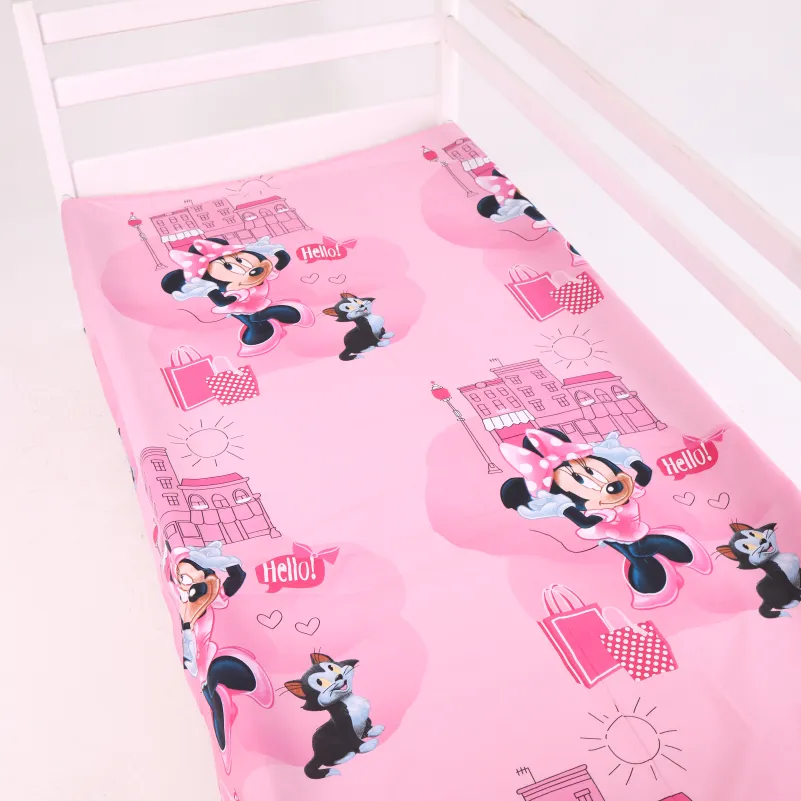 Комплект постільної білизни Бязь JUNIOR 17-0703 Hello Minnie - 6