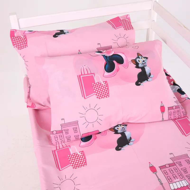 Комплект постільної білизни Бязь JUNIOR 17-0703 Hello Minnie - 4