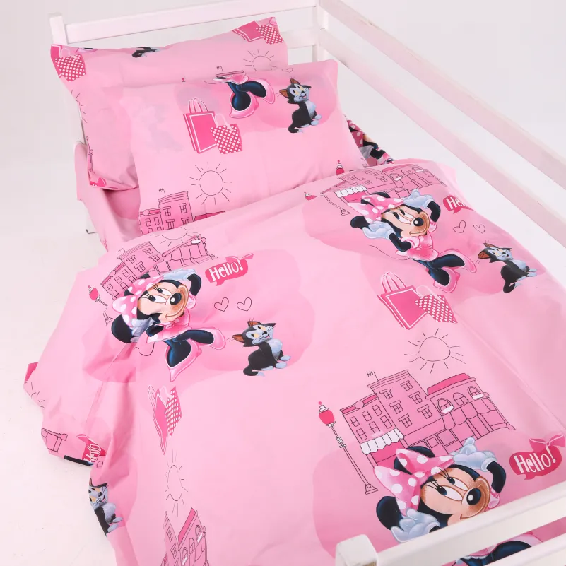 Комплект постільної білизни Бязь JUNIOR 17-0703 Hello Minnie - 7