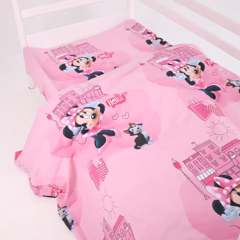 Комплект постільної білизни Бязь JUNIOR 17-0703 Hello Minnie - 8