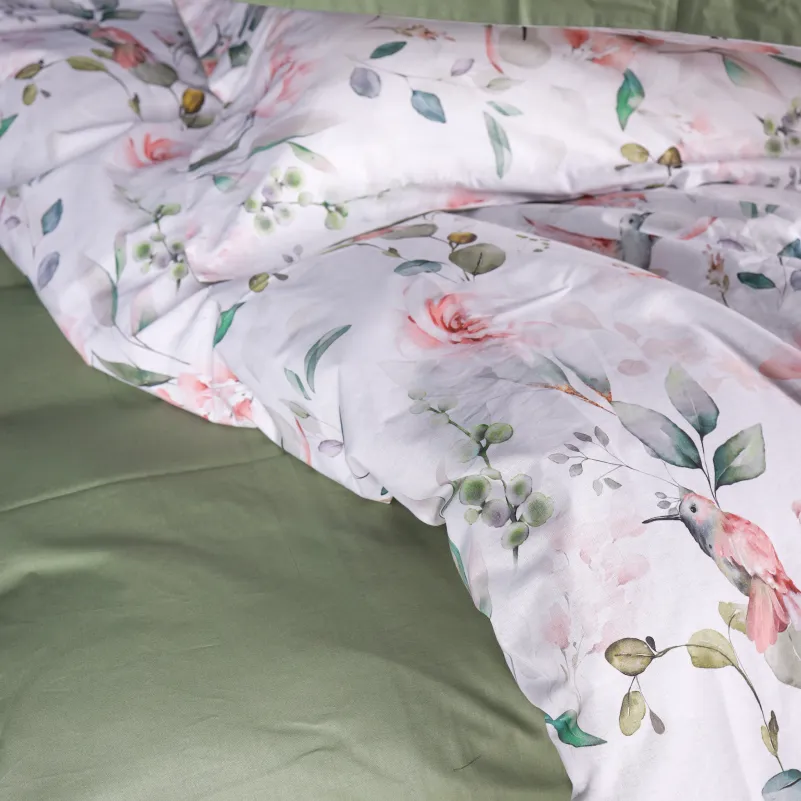 Наволочка Поплин 00-9 "Birds and Flowers" - 6