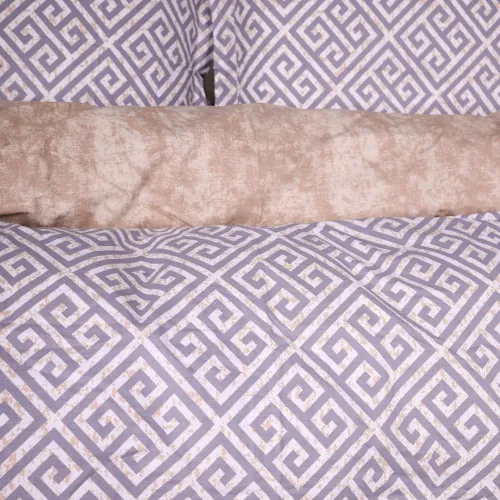 Пододеяльник Поплин 00-4 "Geometry Beige" - 2