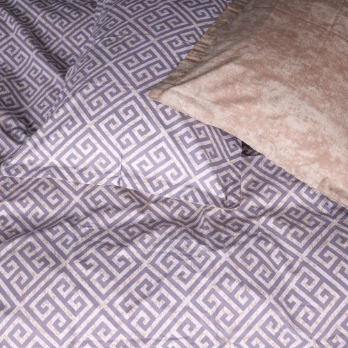 Наволочка Поплин 00-4 "Geometry Beige"