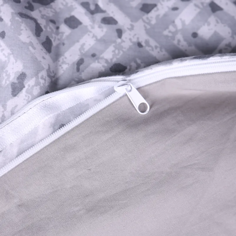 Комплект постельного белья Поплин 00-6 "Geometry Grey" - 7