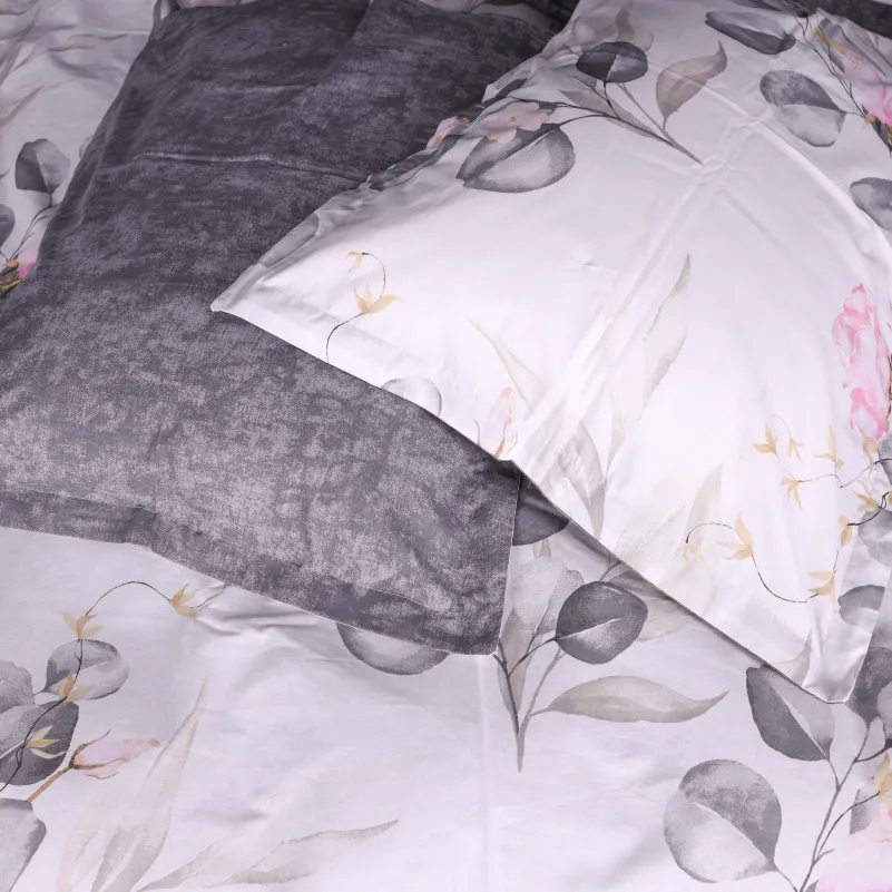 Наволочка Поплин 00-7 "Pink Flowers"