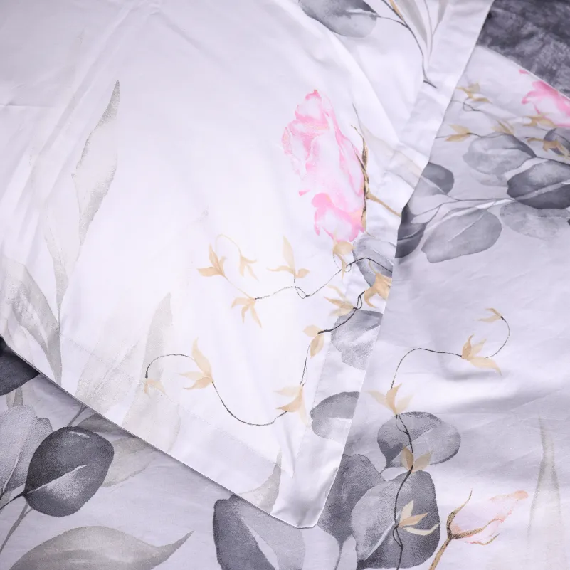 Наволочка Поплин 00-7 "Pink Flowers" - 2