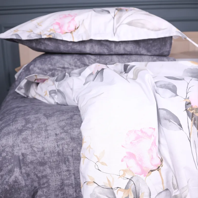 Наволочка Поплин 00-7 "Pink Flowers" - 4