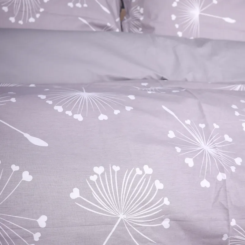 Наволочка Поплин 00-3 "Grey Dandelions" - 3