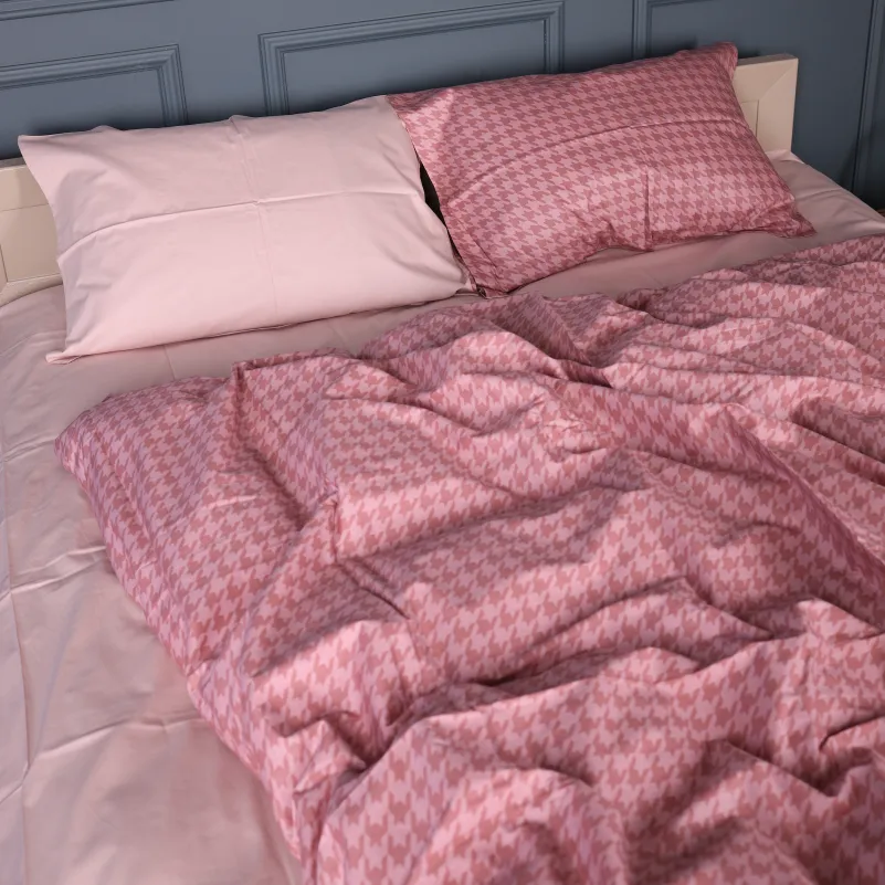 Комплект постельного белья Сатин TEENAGER 22-1440 Pink Houndstooth